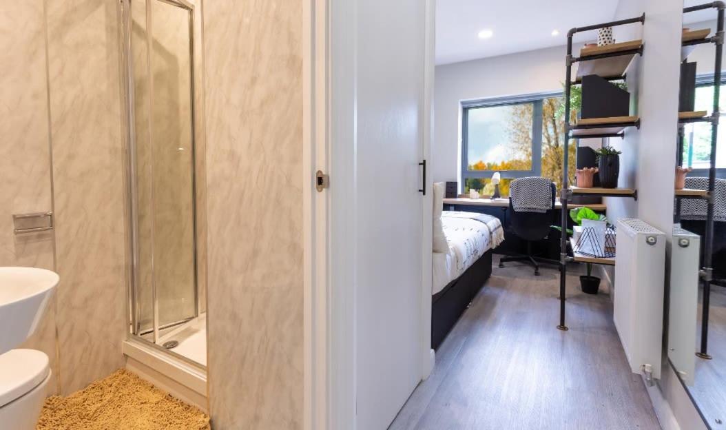 Cosy Ensuite Bedrooms At Electric Press Near Sheffield City Centre 部屋 写真